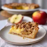 German Apple Cake with Custard and Streusel Topping