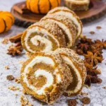 Pumpkin Roll With Cream Cheese Filling