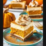 The Best Pumpkin Cheesecake Bars