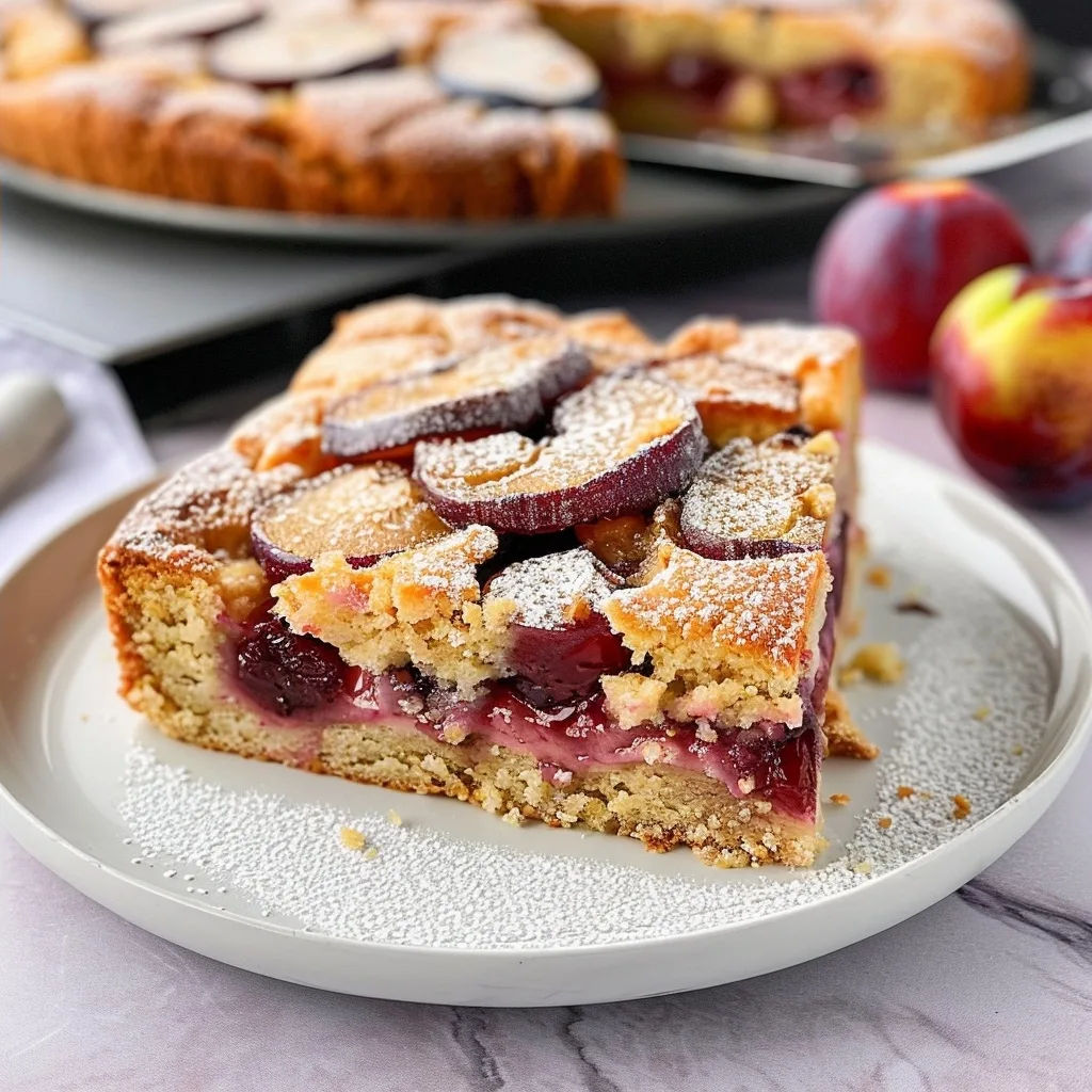Classic German Plum Cake: A Heartfelt Family Recipe
