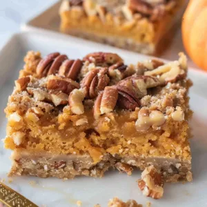 Pumpkin Pie Pecan Bars