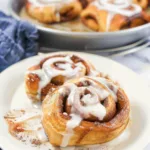 Pumpkin Cinnamon Rolls With Maple Cream Cheese Icing