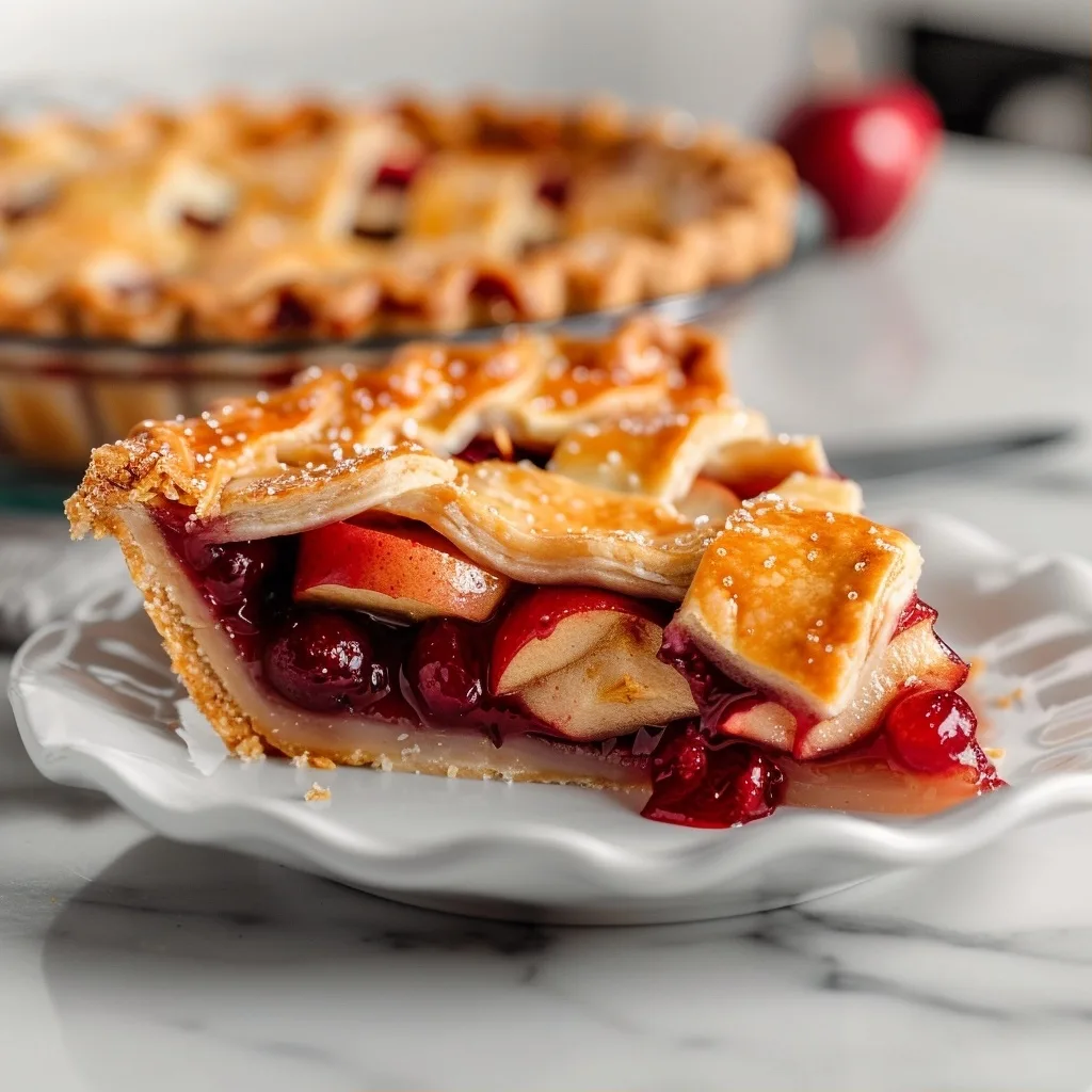Apple Cranberry Pie