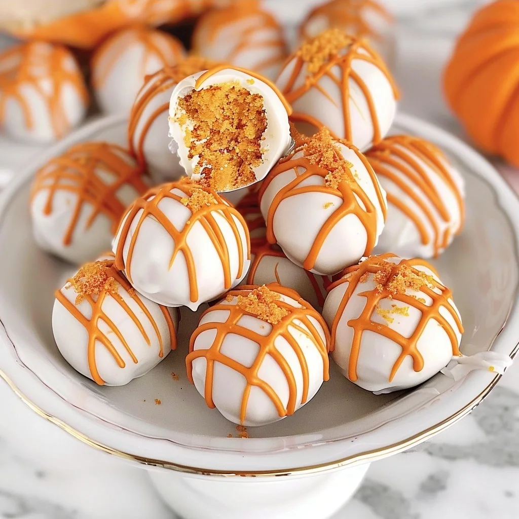 No-Bake Pumpkin Cheesecake Balls