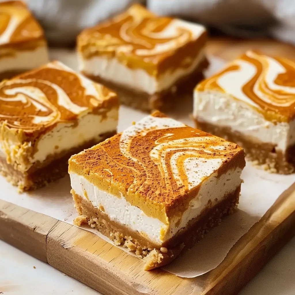 Pumpkin Spice Cheesecake Bars