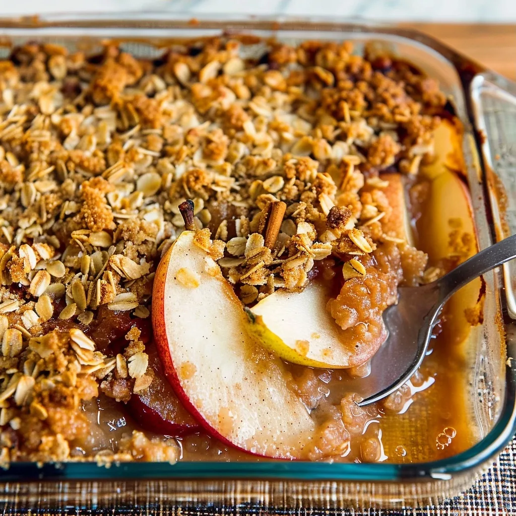 Cinnamon Apple Pear Crisp