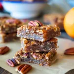 Paleo Pecan Pie Bars