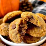 Soft Batch Pumpkin Gingersnap Chocolate Chip Cookies