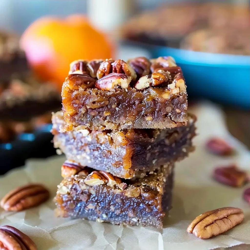 Paleo Pecan Pie Bars