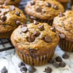 Healthy Pumpkin Chocolate Chip Muffins