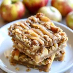 Apple Bars with Cinnamon Oat Streusel