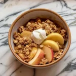 Chai-Spiced Apple Crumble with Oat Topping