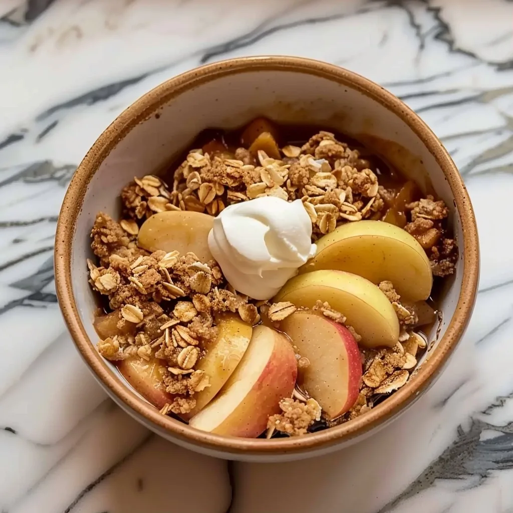 Chai-Spiced Apple Crumble with Oat Topping