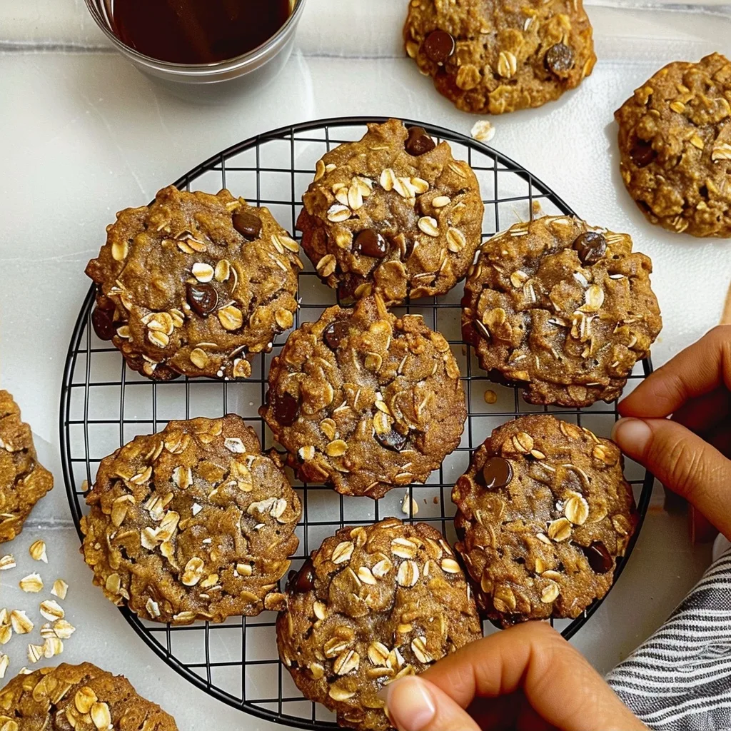 Feel-Good Chewy Oatmeal Pumpkin Cookies