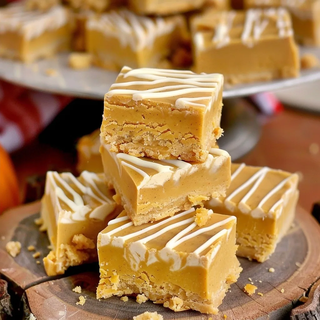 White Chocolate Pumpkin Pie Spice Fudge