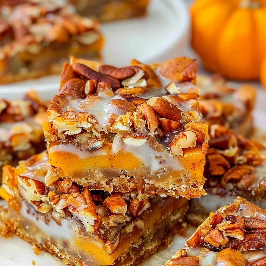 Pumpkin Magic Bars Recipe