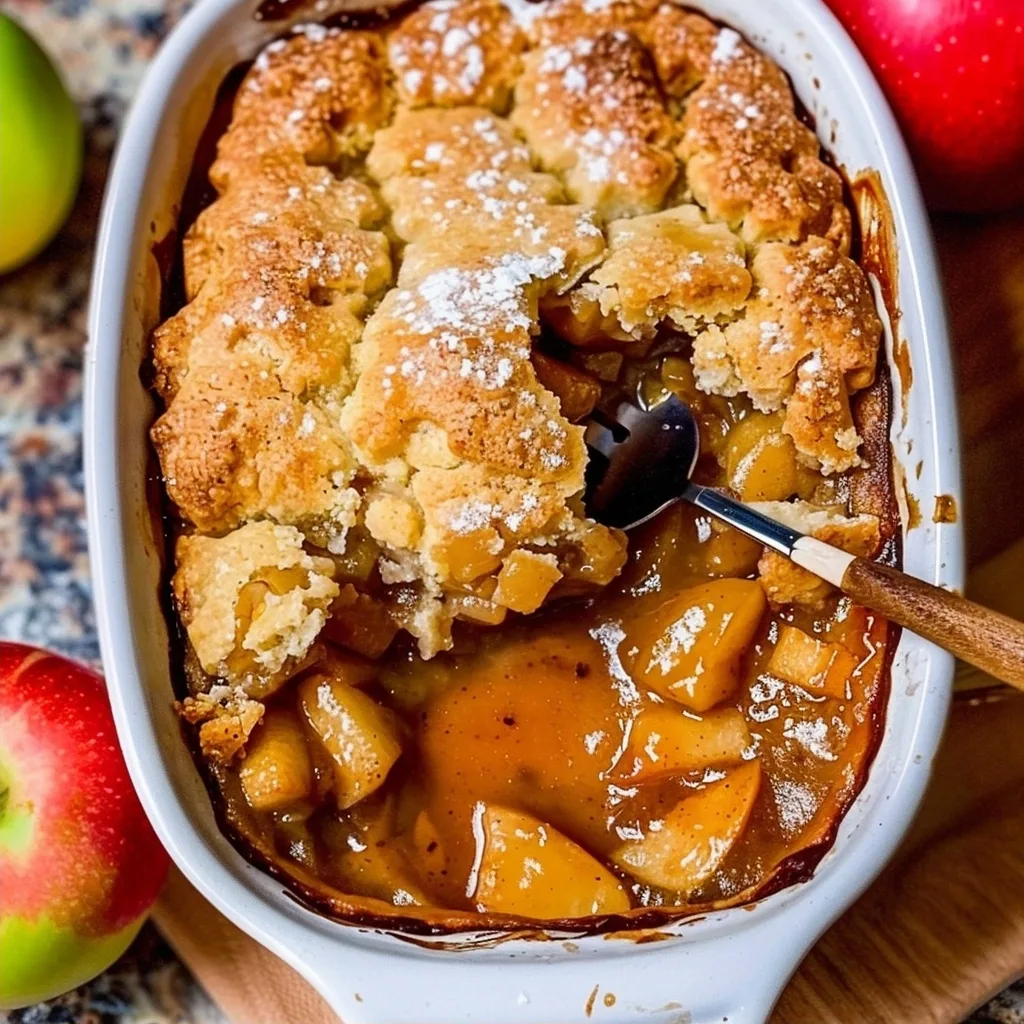Homemade Apple Cobbler