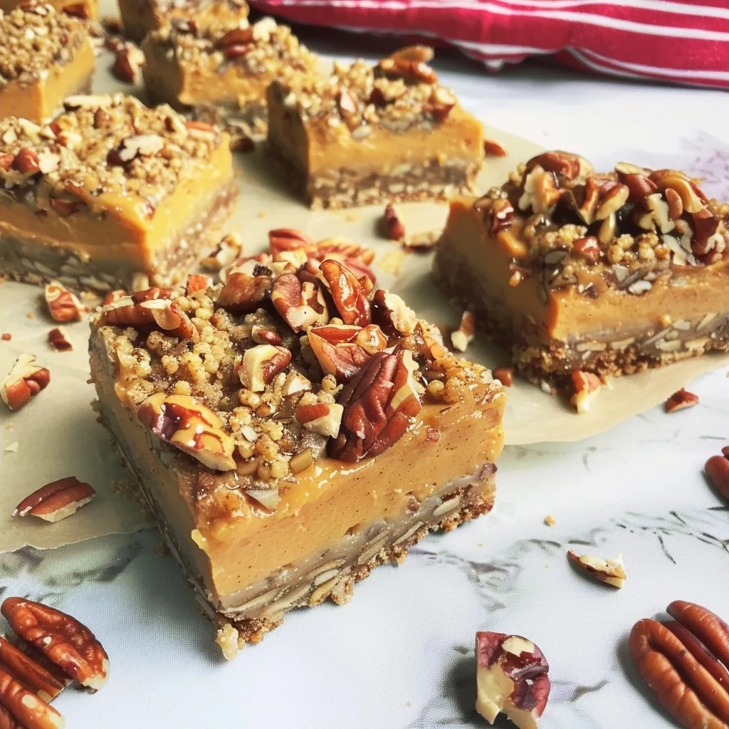 Greek Yogurt Sweet Potato Pecan Bars