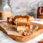 Healthy Caramel Pecan Coconut Ice Cream Bars