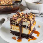 No Bake Turtle Dream Bars