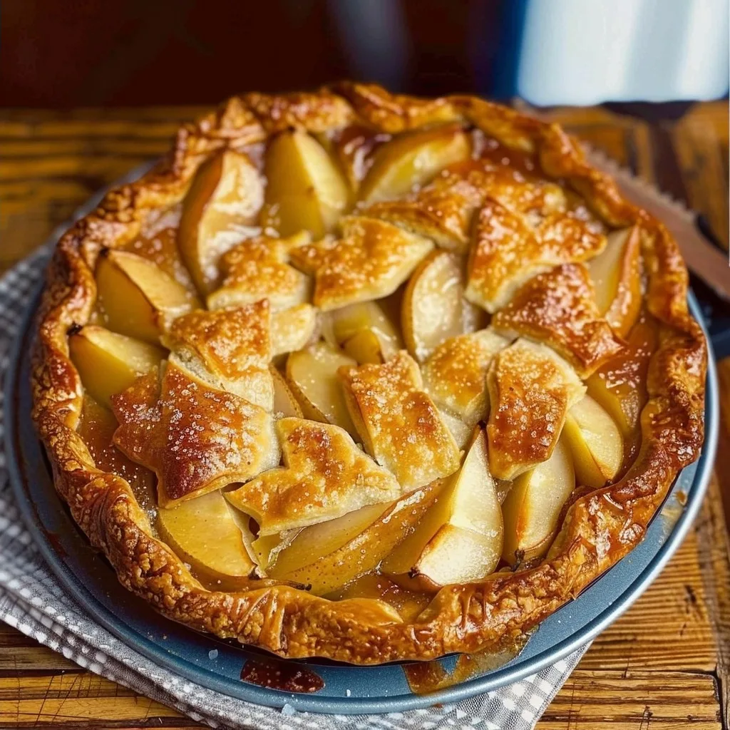 Rustic Pear Pie