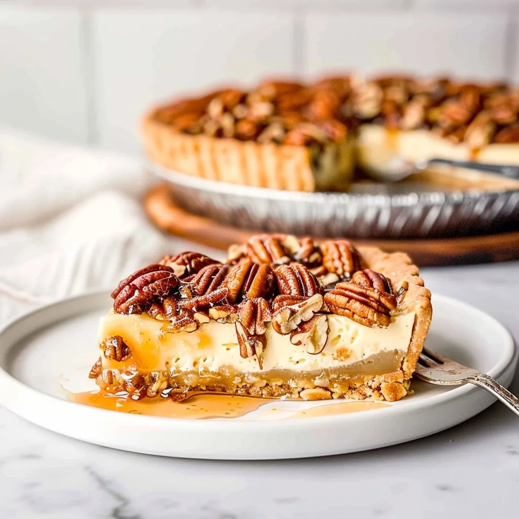 No Bake Pecan Pie Cheesecake