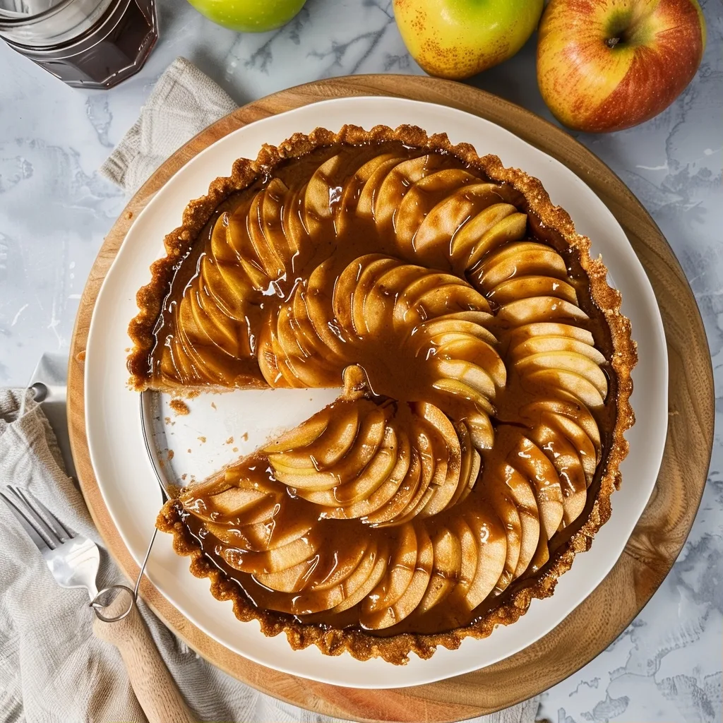 Toffee Apple Tart