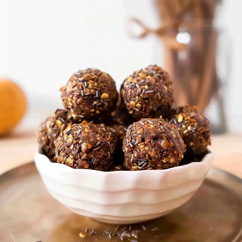 Pumpkin Spice Protein Energy Balls