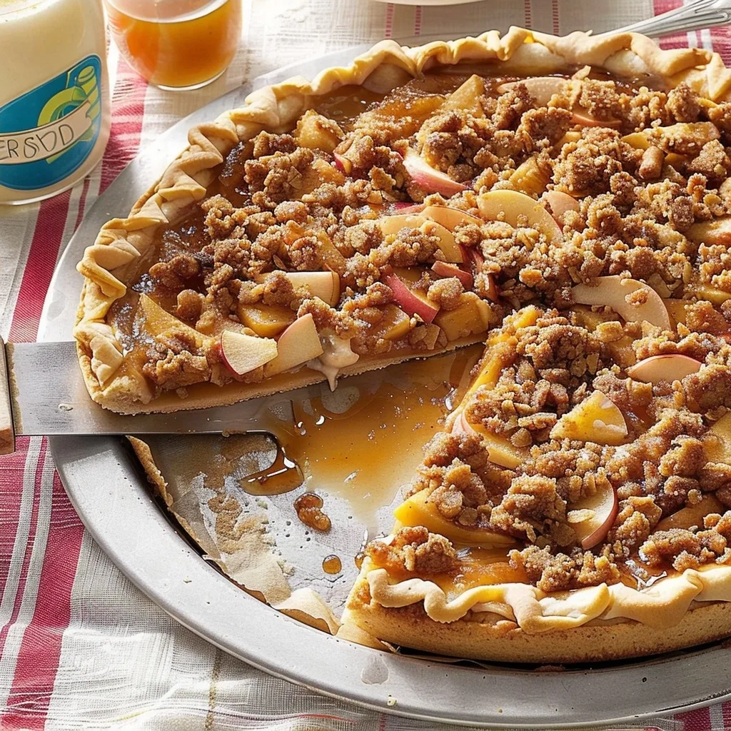 Apple Crisp Pizza