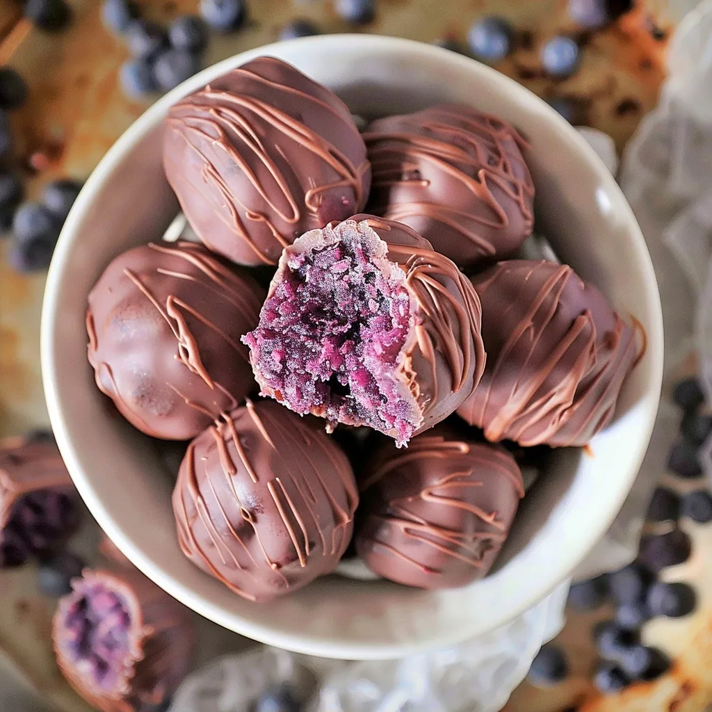 Easy 3-Ingredient Purple Sweet Potato Truffles