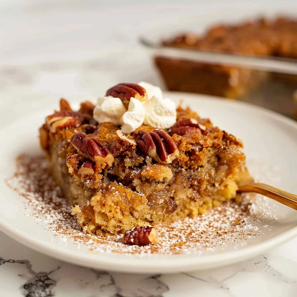Pumpkin Pecan Dump Cake