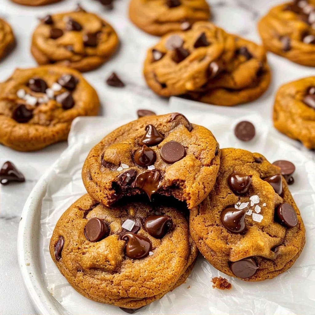Chewy Pumpkin Chocolate Chip Cookies