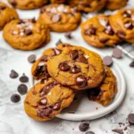 Chewy Pumpkin Chocolate Chip Cookies