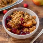 The best cranberry apple crisp
