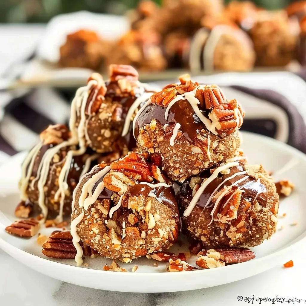 Easy No-Bake Pecan Pie Balls