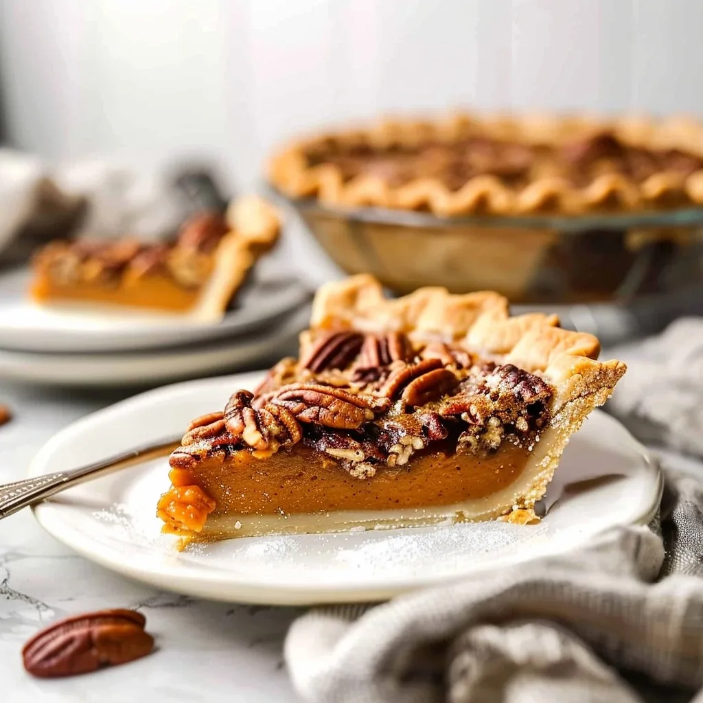 Sweet Potato Pecan Pie