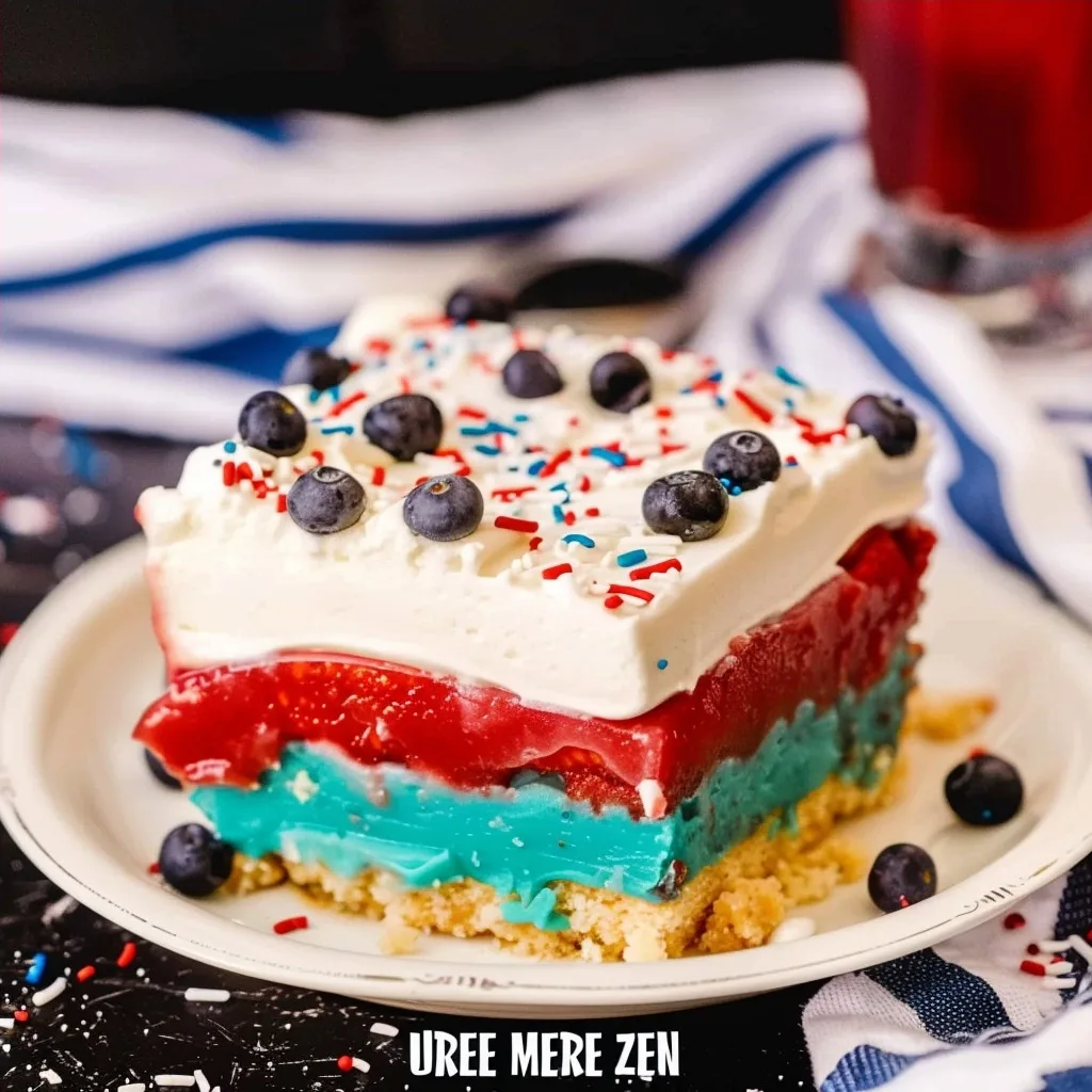No Bake Berry Lush