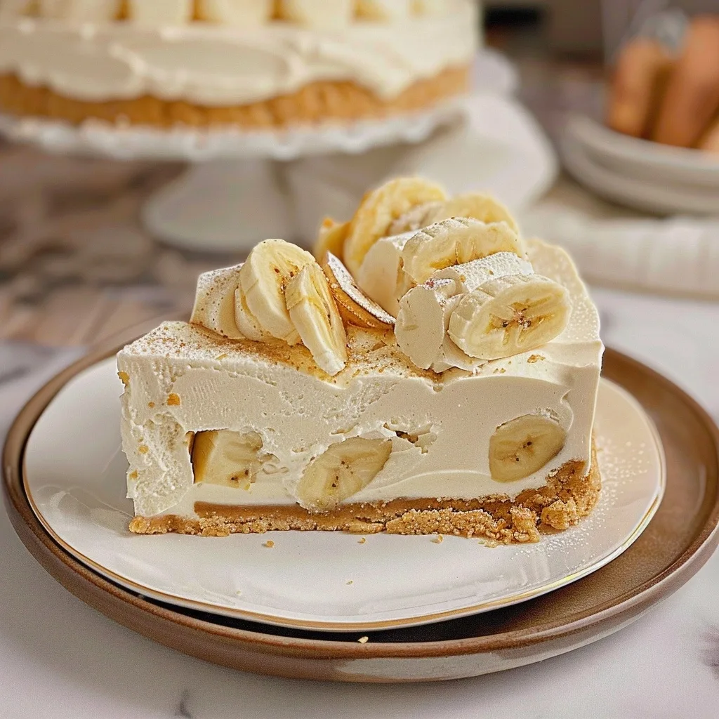 No Bake Banana Pudding Cheesecake