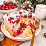 Easy Cranberry Poke Cake Recipe
