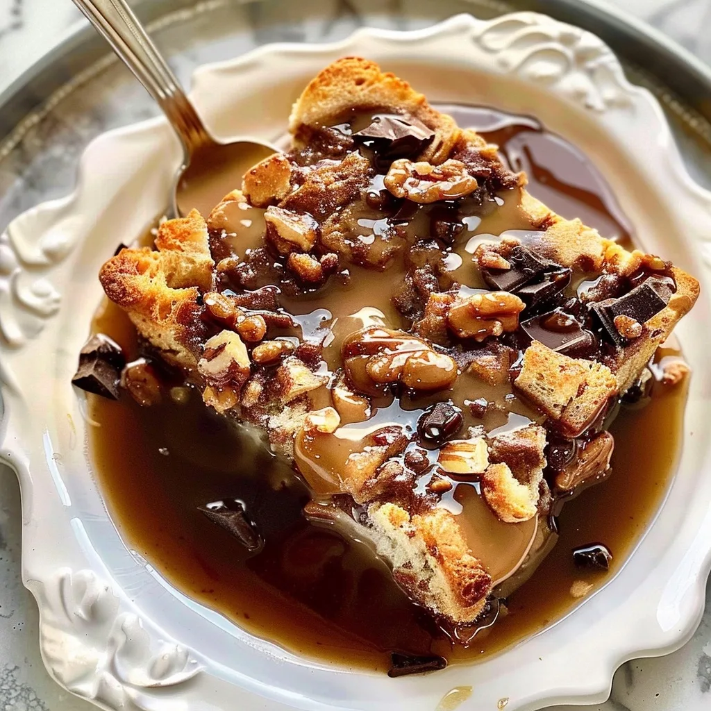 Chocolate Brioche Bread Pudding