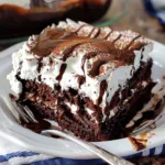 Mexican Hot Chocolate Poke Cake