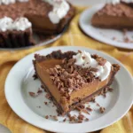 Pumpkin Chocolate Pie With Gingersnap Crust