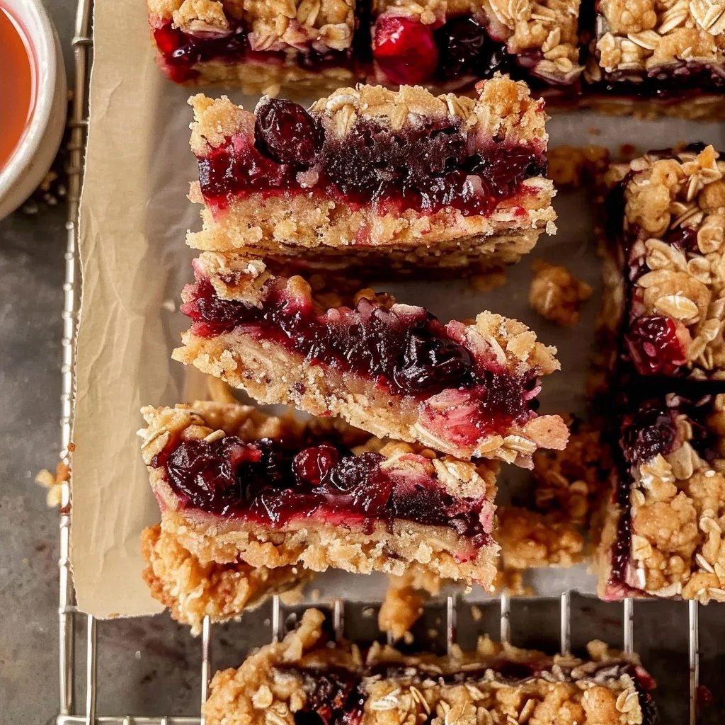 Cranberry Oatmeal Bars