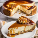 Bourbon Caramel Swirl Cheesecake